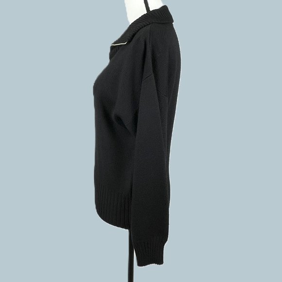 Meister Warm and Cozy Pullover Sweater, Black, Medium - Picture 5 of 6